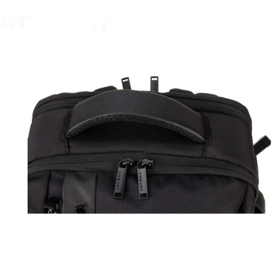 Alça e fecho de mochila preta com puxadores VOGART