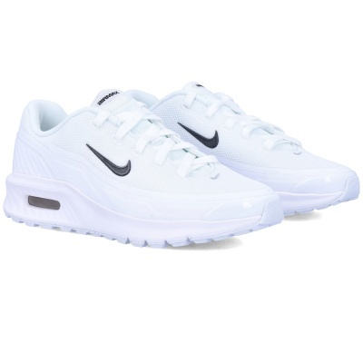 Sapatilhas desportivas Nike Air Max brancas com logótipo preto