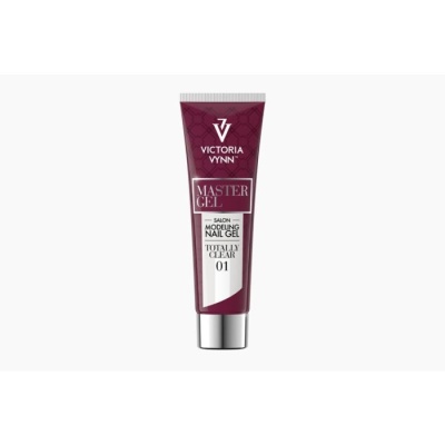 Tubo de gel modelador de unhas Victoria Vynn cor vinho com tampa prateada