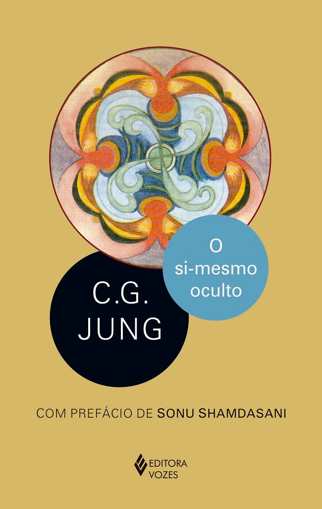 O Si-Mesmo Oculto Capa de livro amarelo com mandala e texto C.G. JUNG O si-mesmo oculto