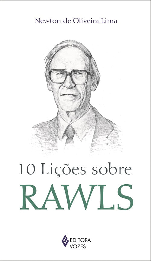 10 Lições Sobre Rawls Capa do livro 10 Lições sobre RAWLS com ilustração a lápis de um homem e texto em fundo branco