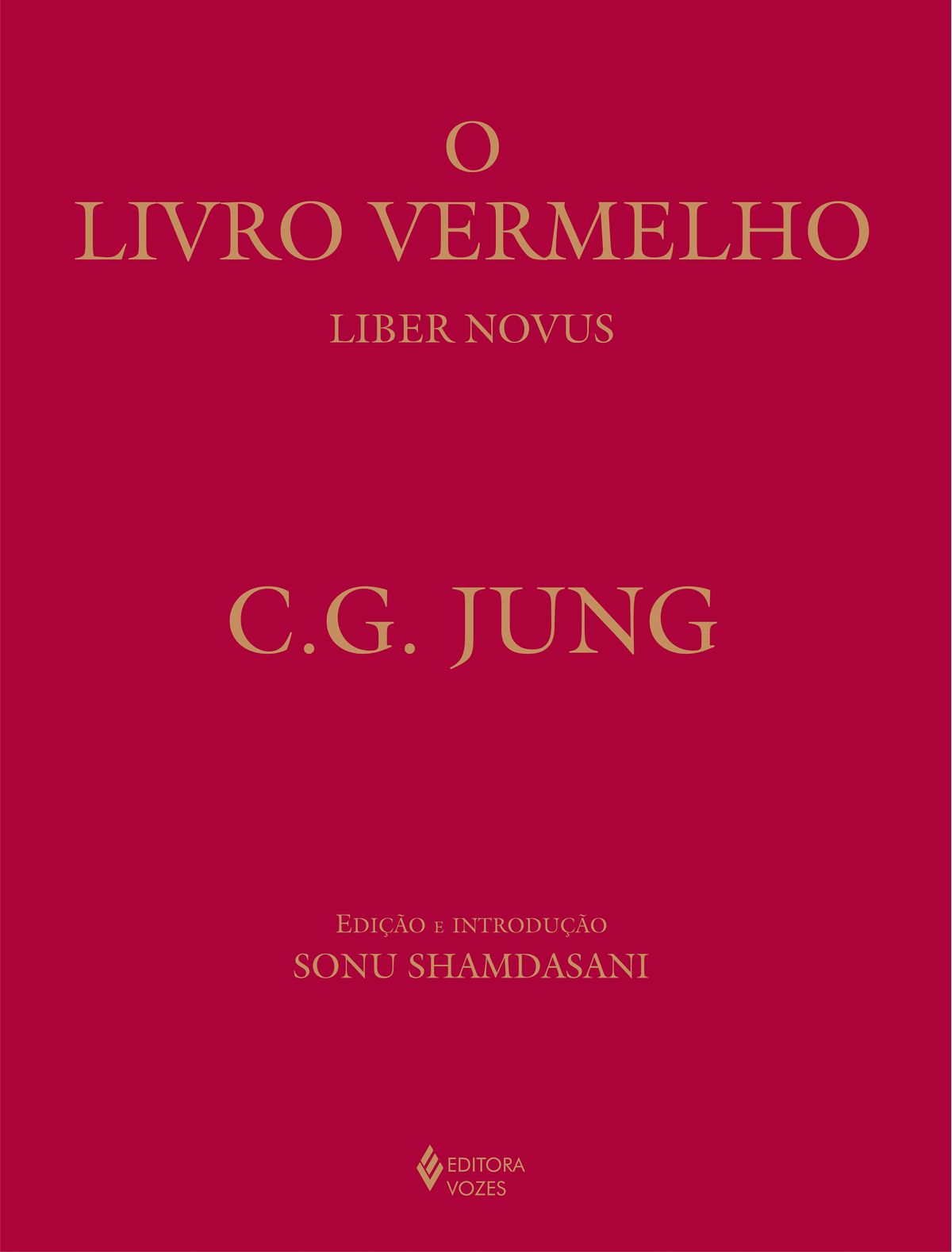 Livro Vermelho - Edição Ilustrada Capa de livro vermelha com texto dourado O LIVRO VERMELHO