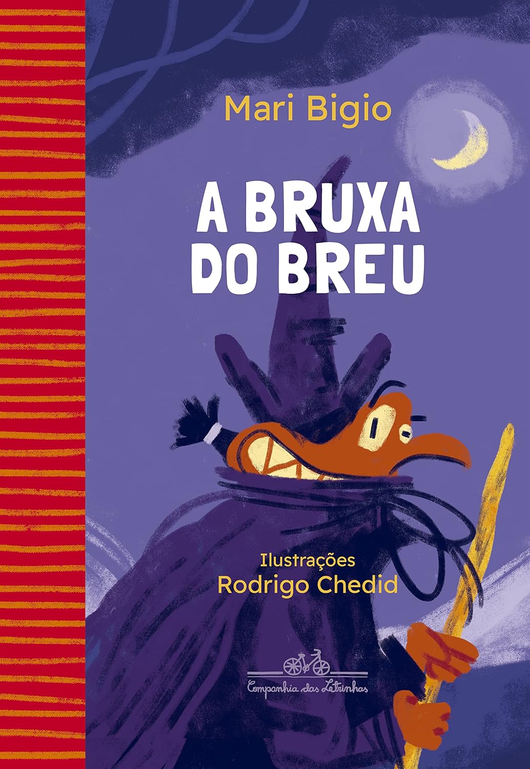A Bruxa do Breu Capa do livro A BRUXA DO BREU com ilustração da bruxa e texto em português