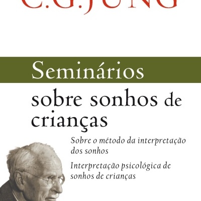 Capa do livro Seminários sobre sonhos de crianças de C.G. Jung com imagem de homem idoso e texto