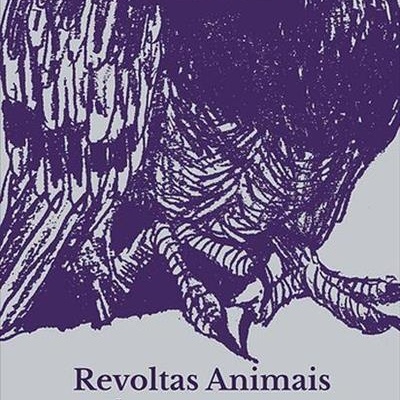 Capa de livro com ilustração de pássaro roxo e texto em português.