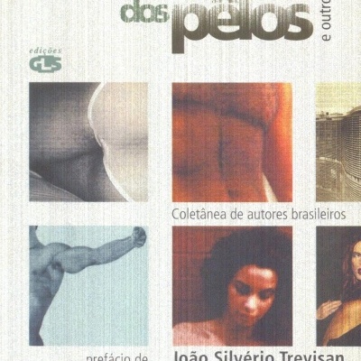 Capa de livro com título e imagens coloridas variadas