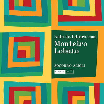 Capa de livro com padrões quadrados coloridos e texto em português.