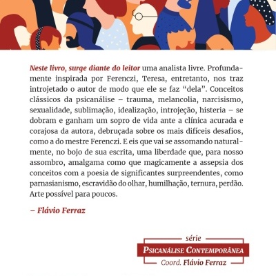 Capa de livro com ilustração de silhuetas e texto em português