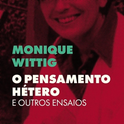 Capa de livro com fotografia pontilhada em vermelho e preto e texto em verde, branco e preto.