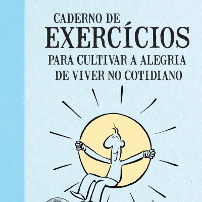 Capa de livro com título em preto e ilustração de figura humana sentada num círculo amarelo