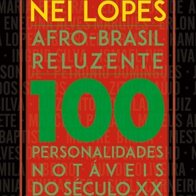 Capa de livro com texto colorido em fundo vermelho e preto
