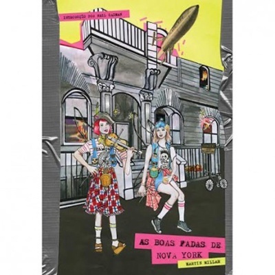 Capa do livro AS BOAS FADAS DE NOVA YORK com ilustração de duas mulheres e edifício