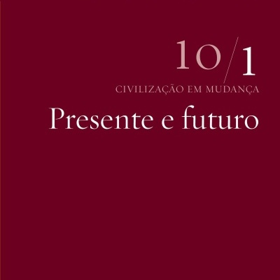 Capa de livro borgonha com texto C.G. JUNG OBRA COMPLETA 10/1 Presente e futuro e logo Editora Vozes