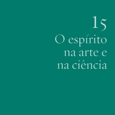 Capa verde de livro C.G. JUNG OBRA COMPLETA 15 O espírito na arte e na ciência da EDITORA VOZES