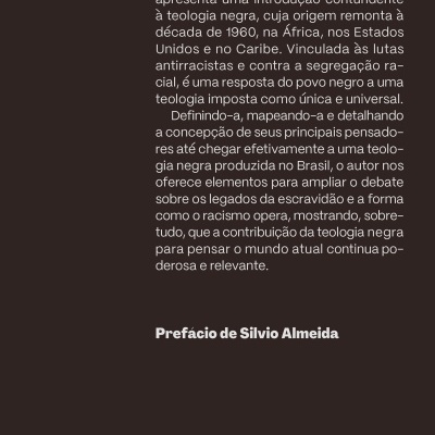 Parte de trás de um livro com texto em português e código de barras