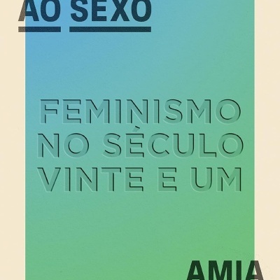 Capa de livro com título e autor em texto preto sobre fundo azul e verde degradê