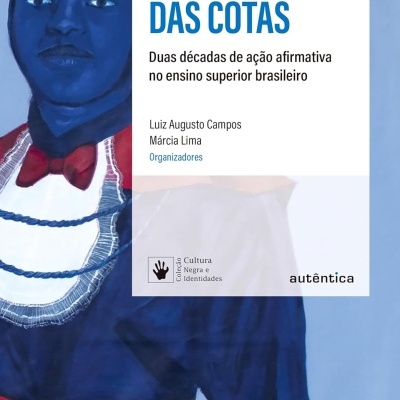 Capa do livro O IMPACTO DAS COTAS com ilustração de figura humana e texto