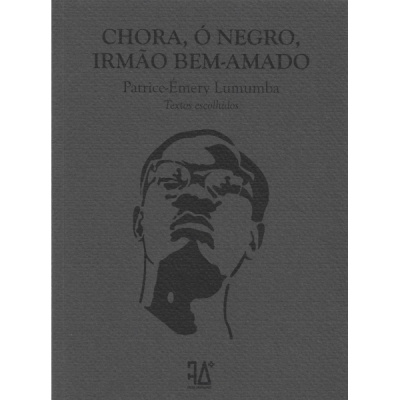 Capa de livro cinza escuro com título e ilustração de rosto