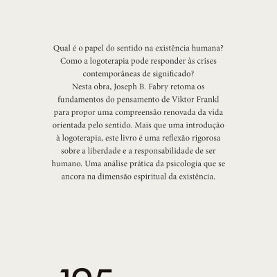 Capa traseira do livro com texto em português e código ISBN