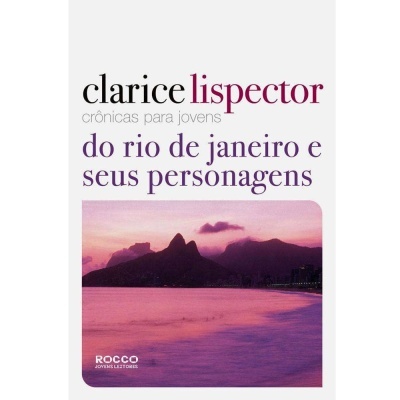 Capa do livro com título e foto de pôr do sol em praia do Rio de Janeiro
