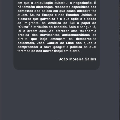 Parte de trás de livro com texto em português, logos editoriais e código ISBN