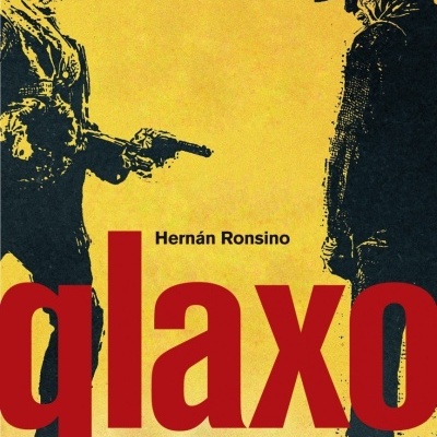 Capa de livro com ilustração de dois cowboys e texto glaxo