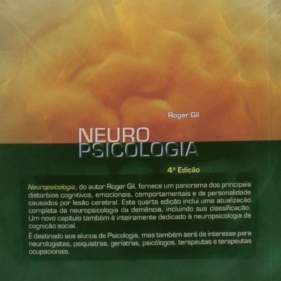 Capa traseira do livro Neuro Psicologia de Roger Gil, 4ª Edição, com texto descritivo e código de barras.