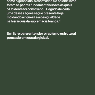Parte traseira de livro verde escuro com texto e código de barras
