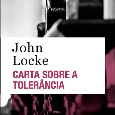 Capa de livro Carta sobre a Tolerância de John Locke com imagem de corrimão em ferro.
