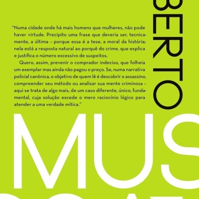 Contracapa de livro verde com texto e código de barras