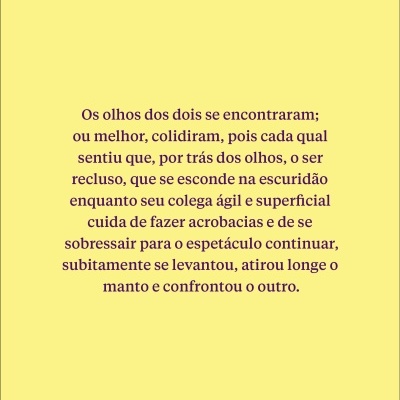 Contracapa de livro amarela com texto em português e código de barras