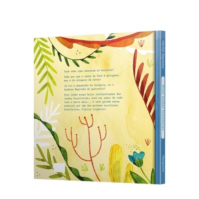 Livro ilustrado colorido com título Doze lendas brasileiras