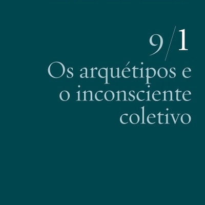 Capa de livro C.G. Jung Obra Completa com fundo verde escuro e texto amarelo e branco