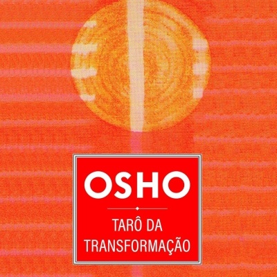 Capa a cores com texto branco e vermelho de tarô OSHO e descrição do conteúdo em português