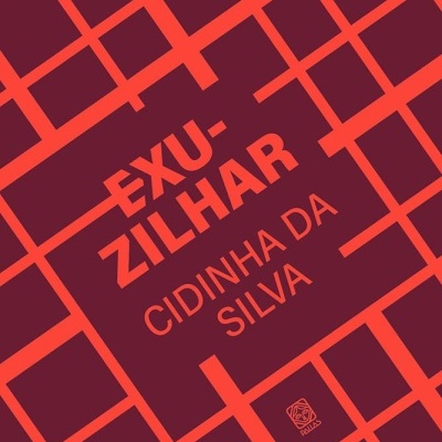 Capa de livro geométrica com texto Exu-Zilhar Cidinha da Silva