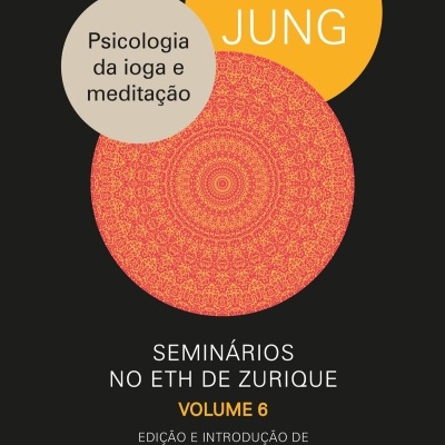 Capa de livro preto com círculos coloridos e texto em português