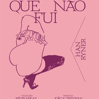 Capa de livro rosa com texto e ilustração estilizada