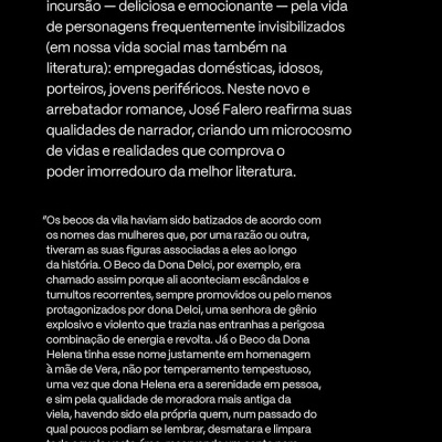 Contracapa de livro preta com texto branco em português, código de barras e ISBN