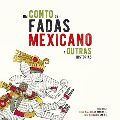 Capa de livro com título colorido e ilustração de criatura mitológica de cabeça de porco.