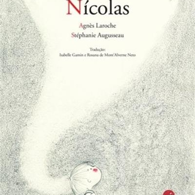 Capa do livro Nicolas com ilustração de criança e texto no centro