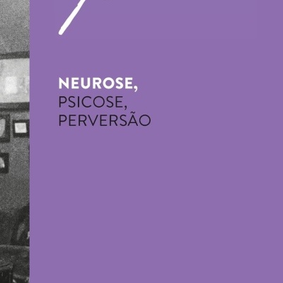 Capa de livro púrpura com título Neurose, psicose, perversão e informações do autor e tradutor