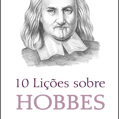 Capa do livro 10 Lições sobre HOBBES de Fernando Magalhães com ilustração do filósofo
