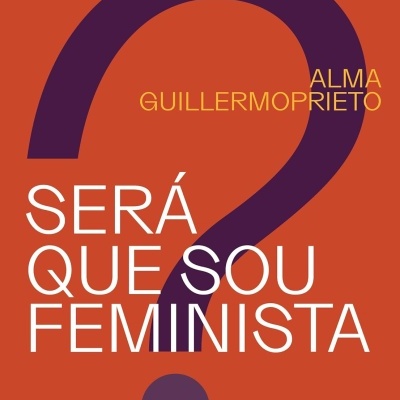 Capa de livro com fundo castanho e ponto de interrogação roxo, texto branco e amarelo, logótipo ZAHAR