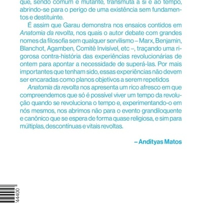 Contracapa de livro com texto em português e código de barras.