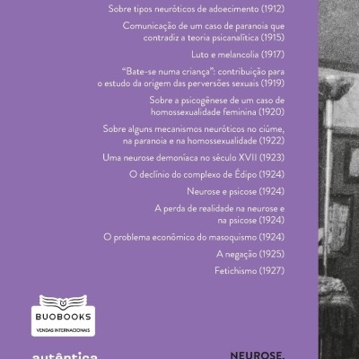 Verso de livro com texto em português sobre conteúdos e dados editoriais