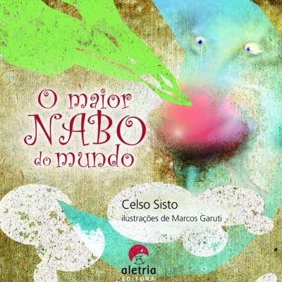 Capa do livro O maior NABO do mundo com ilustrações coloridas e texto em destaque