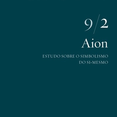 Capa azul escuro de livro com texto amarelo e branco sobre C.G. Jung e edição