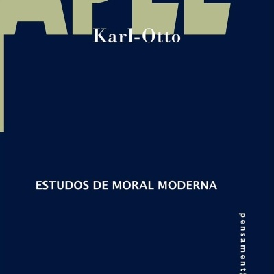 Capa de livro azul com texto em branco e bege
