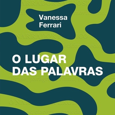 Capa de livro verde e azul com texto e logótipo Moinhos