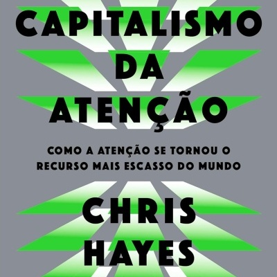 Capa de livro com design gráfico verde e texto em português.